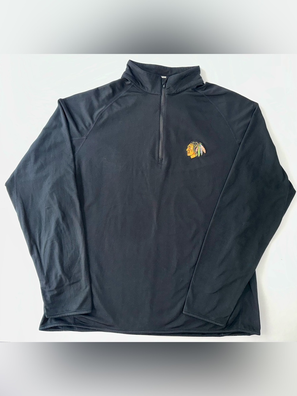 Levelwear Chicago Blackhawks Quarter Zip Pullover Performance Jacket